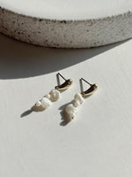 Load image into Gallery viewer, Dendra Pearl Drop Earrings
