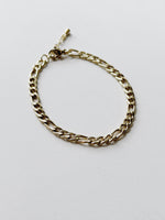 Load image into Gallery viewer, Figaro Chain Bracelet in Gold
