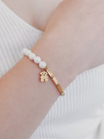 Load image into Gallery viewer, Teddy &amp; Pearl Stretchable Bracelet
