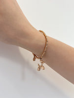 Load image into Gallery viewer, Camilla Balloon Dog Bracelet in Rose Gold
