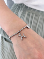 Load image into Gallery viewer, Camilla Balloon Dog Bracelet in Silver
