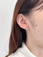 Load image into Gallery viewer, Meredith Huggie Earrings in Silver
