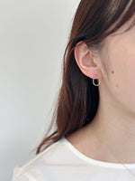 Load image into Gallery viewer, Maya Hollow Teardrop Earrings in Gold
