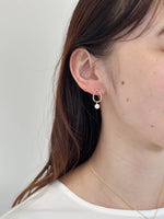 Load image into Gallery viewer, Laurel Teardrop Pearl Earrings
