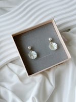 Load image into Gallery viewer, Eden Leaf and Pearl Earrings
