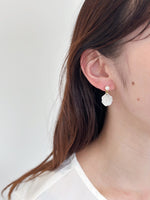 Load image into Gallery viewer, Eden Leaf and Pearl Earrings
