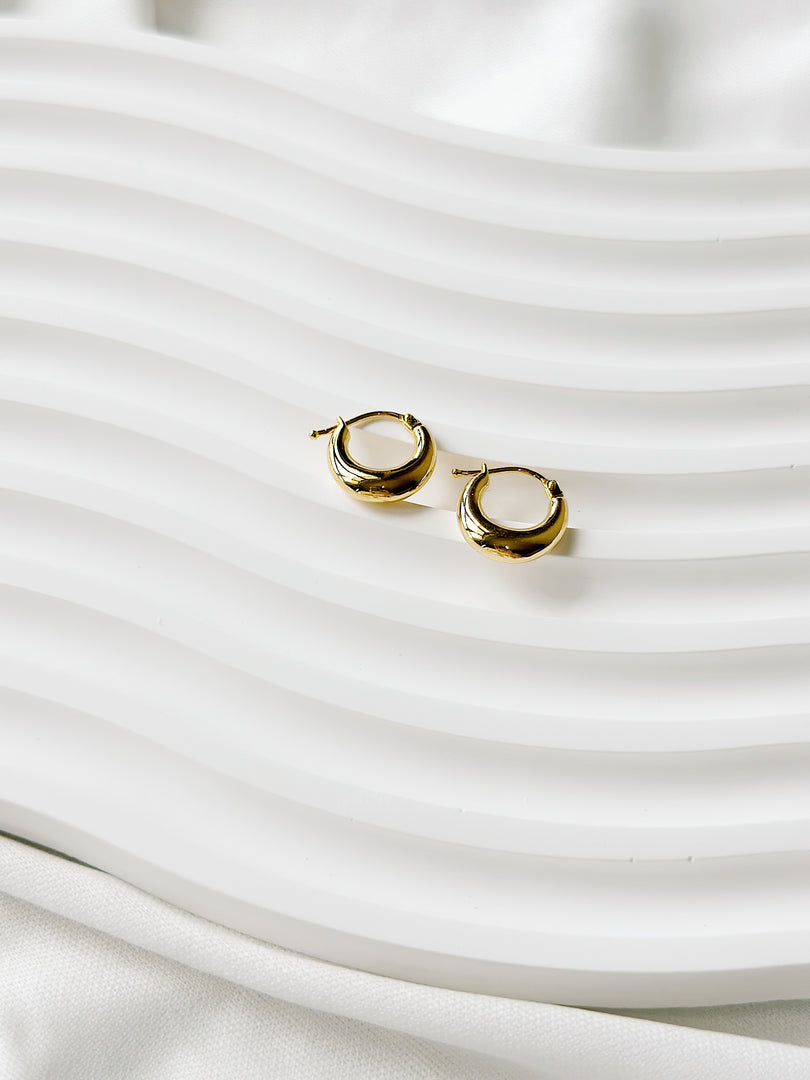 Amora Gold Hoop Earrings