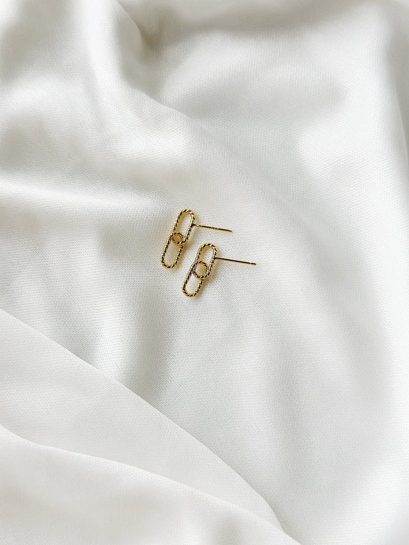 Erin Gold Link Earrings