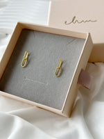 Load image into Gallery viewer, Erin Gold Link Earrings
