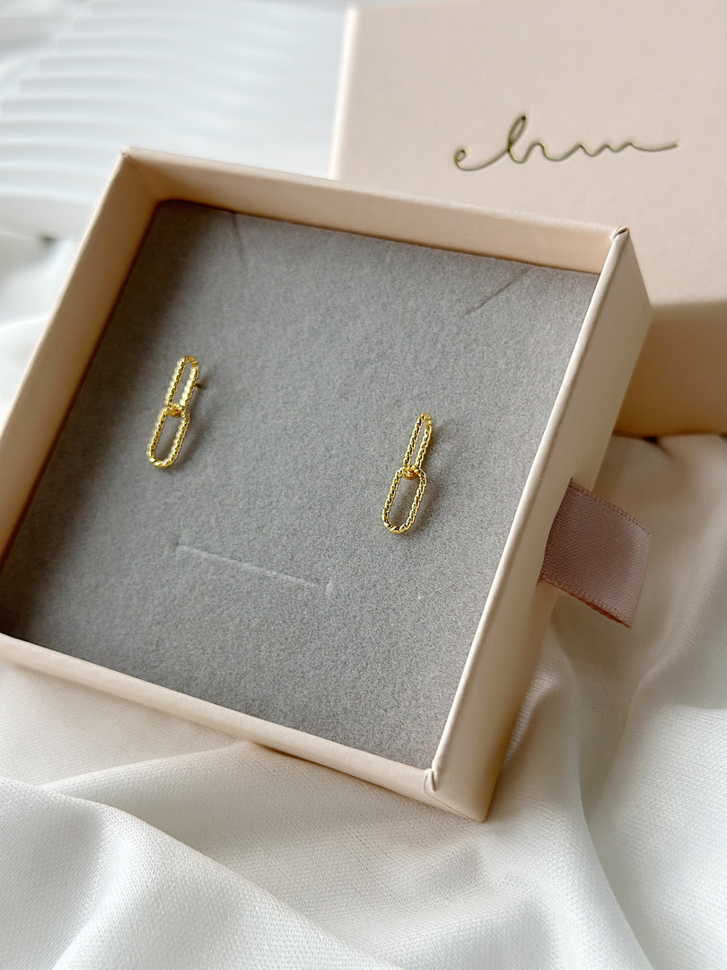 Erin Gold Link Earrings