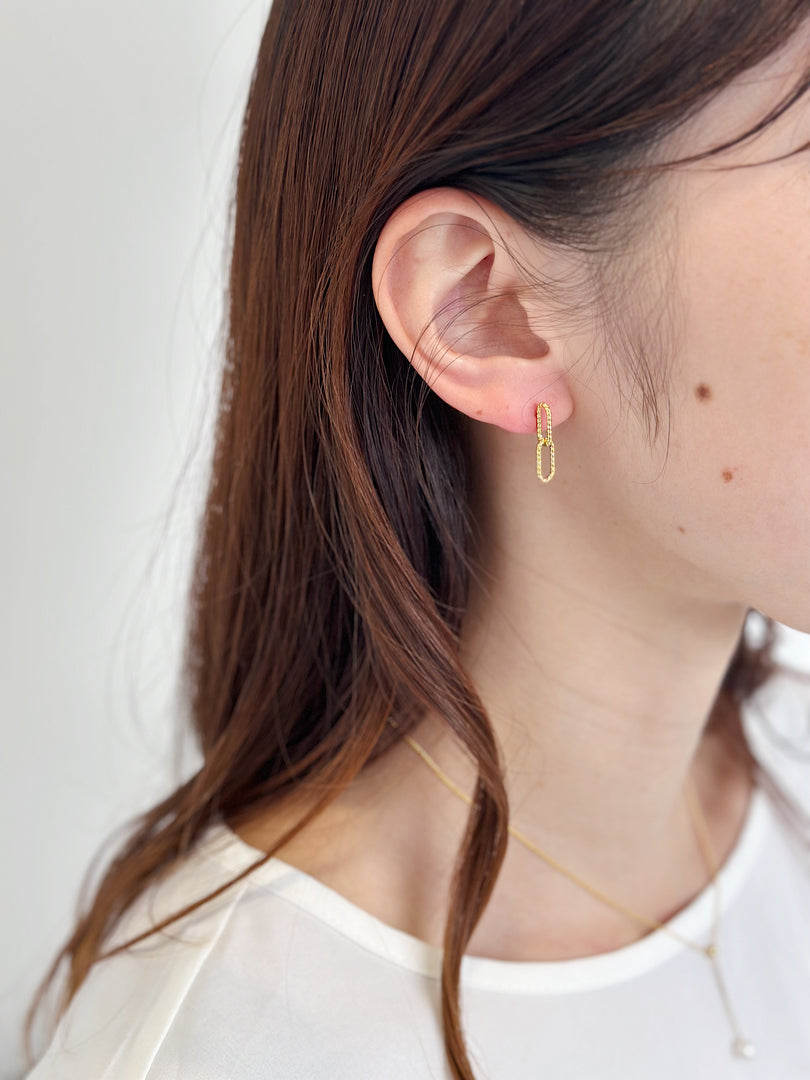 Erin Gold Link Earrings