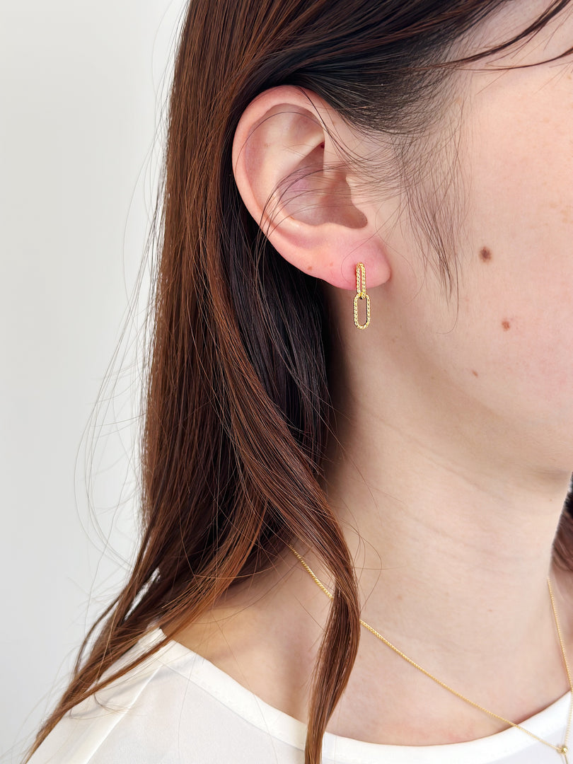 Erin Gold Link Earrings