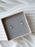 Load image into Gallery viewer, Minnie Petite Pearl Earrings
