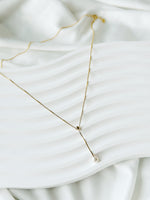 Load image into Gallery viewer, Jane Pearl Drop Necklace
