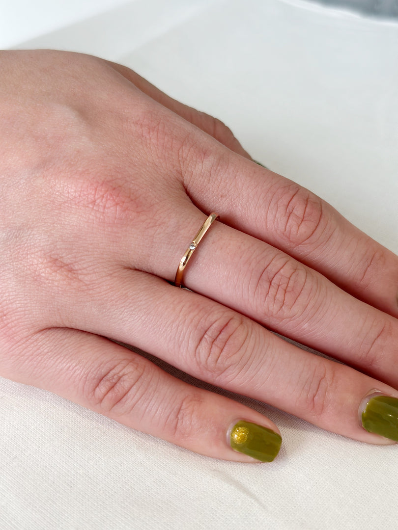 Astrid Geometrical Square Ring