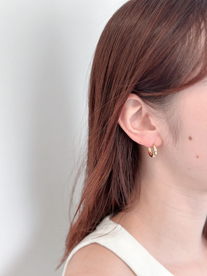 Hilda Hoop Earrings in Gold