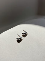 Load image into Gallery viewer, Stella Teardrop Stud Earrings in Silver
