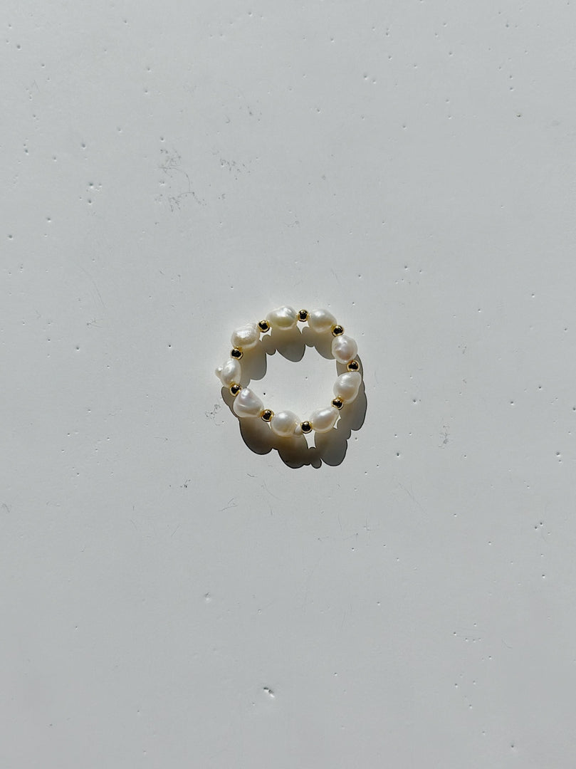 Nari Freshwater Pearl Bead Ring