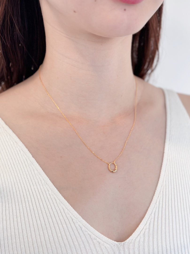 Bonnie Halo Necklace in Gold